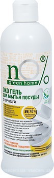 Фото nO% green home Еко гель для миття посуду з гірчицею 500 мл