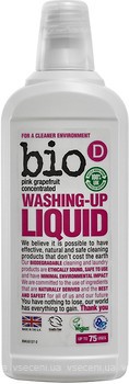 Фото Bio-D Засіб для миття посуду Washing Up Liquid Grapefruit 750 мл