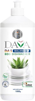 Фото Dava Balance Засіб для миття посуду Eco Dishwasher з екстрактом алое 1 кг