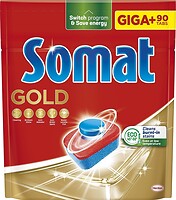 Фото Somat таблетки для посудомийних машин Gold 90 шт