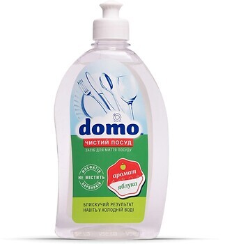Фото Domo средство для мытья посуды Яблоко 500 мл