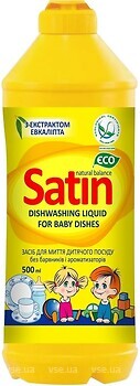 Фото Satin средство для мытья детской посуды Natural Balance 500 мл