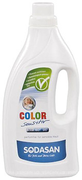 Фото Sodasan Рідкий засіб для прання дитячих кольорових виробів Color-Sensitive 1,5 л