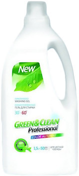 Фото Green&Clean Professional Color Automat Gel 1.5 л (50 прань)