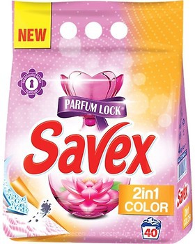 Фото Savex Пральний порошок Parfum Lock 2в1 Color 4 кг