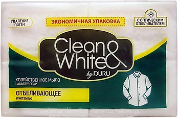 Фото Duru Мило господарське Clean White Відбілююче 4x 125 г