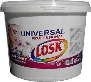 Фото Losk Стиральный порошок Professional Universal + Silan 10 кг