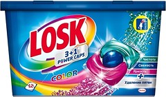 Фото Losk Капсули для прання Power-Caps Color 12 шт