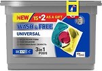 Фото Wash&Free Капсули для прання 3 в 1 17 шт