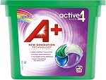 Фото A+ Капсулы для стирки 4 in 1 Color 38 шт