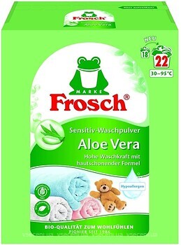 Фото Frosch Пральний порошок Aloe Vera 1.45 кг