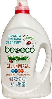 Фото Be&Eco Гель для прання Universal 3.7 л