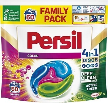 Фото Persil Капсули для прання Discs Color 60 шт
