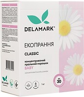 Фото DeLaMark стиральный порошок Baby Ромашка 1 кг