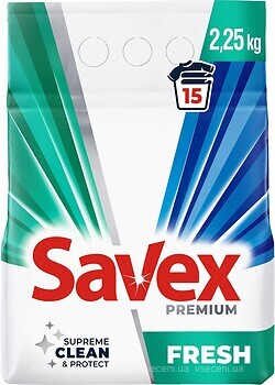 Фото Savex пральний порошок Premium Fresh 2.25 кг