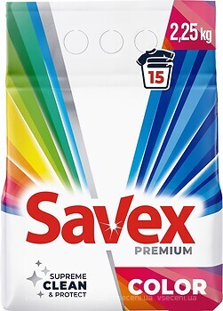 Фото Savex стиральный порошок Premium Color 2.25 кг