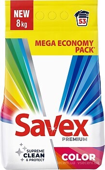 Фото Savex пральний порошок Premium Color 8 кг