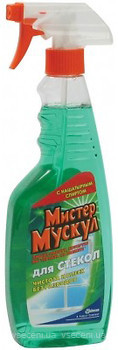 Фото Mr. Muscle Спрей для скла з нашатирним спиртом Зелений 500 мл