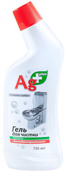 Фото Ag-plus Гель для чищення туалету Антибактеріальний 750 мл