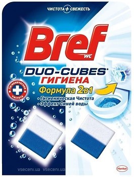 Фото Bref Duo Cubes Чистящие кубики Гигиена 2x 50 г