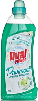 Фото Dual Power Засіб для миття підлоги Зелене яблуко і жасмин 1 л