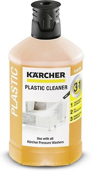 Фото Karcher Засіб для чищення пластмас Plugin Clean 3 в 1 1 л (6.295-758.0)