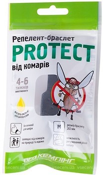 Фото Кемпінг браслет від комарів Protect M (CMG005)