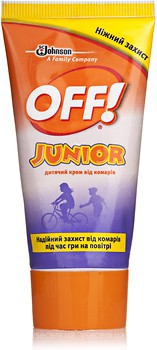 Фото OFF! крем от комаров Junior 50 мл