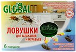 Фото Global пастка від тарганів і мурах 6 шт