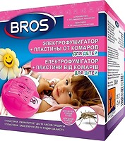 Фото Bros фумигатор от комаров с пластинами для детей 10 шт