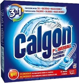 Фото Calgon Засіб для пом'якшення води для пральних машин 15 таблеток