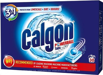Фото Calgon Засіб для пом'якшення води для пральних машин 30 таблеток