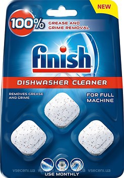 Фото Finish Dishwasher Cleaner Засіб для чищення посудомийних машин 3 шт