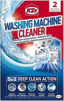 Фото K2r очиститель для стиральных машин Deep Clean Action 5 в 1 2 шт