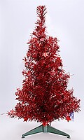 Фото Bonadi Ялина декоративна 56 см червона (183-T30)