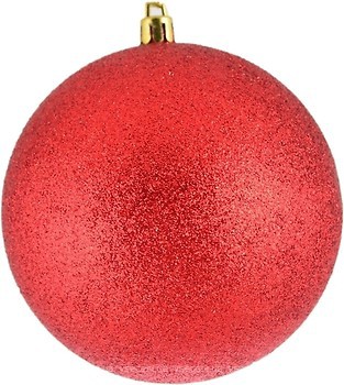 Фото Yes!Fun (Новогодько) куля червона з гліттером 10 см (972625, 5056137104116)