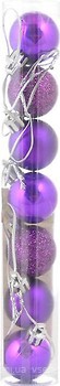 Фото Yes!Fun (Новогодько) набор шаров фиолетовый 3 см, 7 шт (972525, 5056137103614)