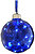 Фото Yes!Fun (Новогодько) шар с LED-нитью синий 10 см (972733, 5056137105618)