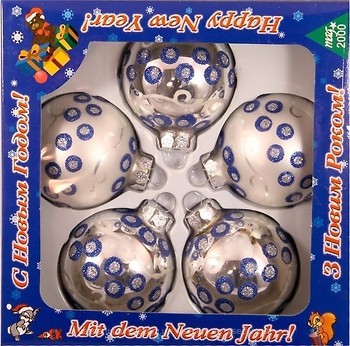 Фото Devilon набор шаров 6 см, 5 шт (390304)