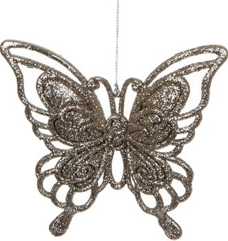 Фото House of Seasons підвіска Метелик шампань 13 см