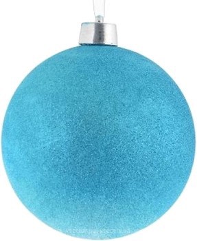 Фото Yes!Fun (Новогодько) куля блакитна з глітером 25 см (973241)