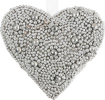Фото House of Seasons фігурка Серце сріблясте 10 см
