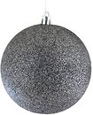 Фото Yes!Fun (Новогодько) шар Серый графит, глиттерный 12 см (973235)