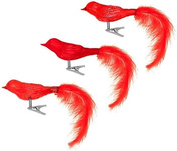Фото House of Seasons набір фігурок Пташка червоний 3 шт