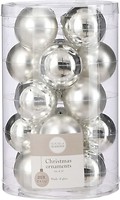 Фото House of Seasons набір куль сріблястий 4 см, 20 шт