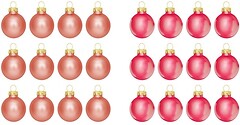 Фото House of Seasons набор шаров розовый 2.5 см, 24 шт (8718861800005)