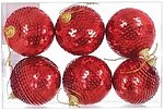 Фото Jumi набор шаров красный 6 см, 6 шт (5900410629349)
