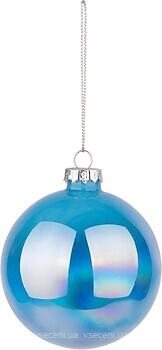 Фото Yes!Fun (Новогодько) шар голубой глянцевый 8 см (973818)