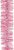 Фото Yes!Fun (Новогодько) Дождик Вейви-люкс розовый 100 мм, 3 м (980083)