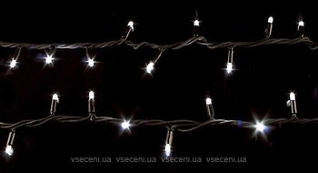 Фото Delux String 200 LED 10 м тепло-белый/черный IP44 (90009106, 90004711)